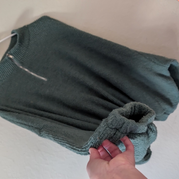 Peach Love California Teal Knit Hoodie - Picture 6 of 16